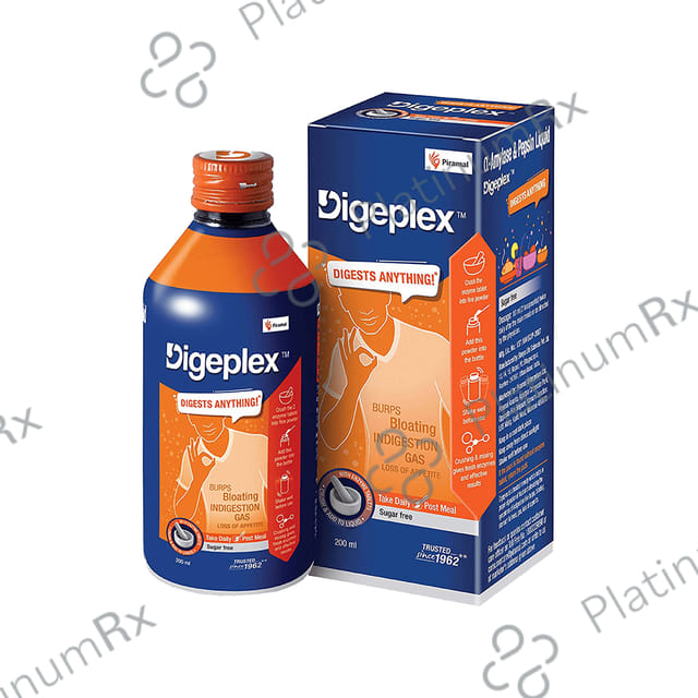 Digeplex 62.5/20mg Syrup 200ml