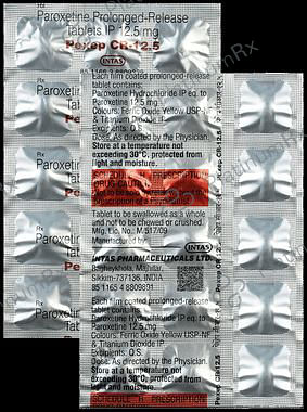 Pexep CR PR 12.5mg Tablet 15s
