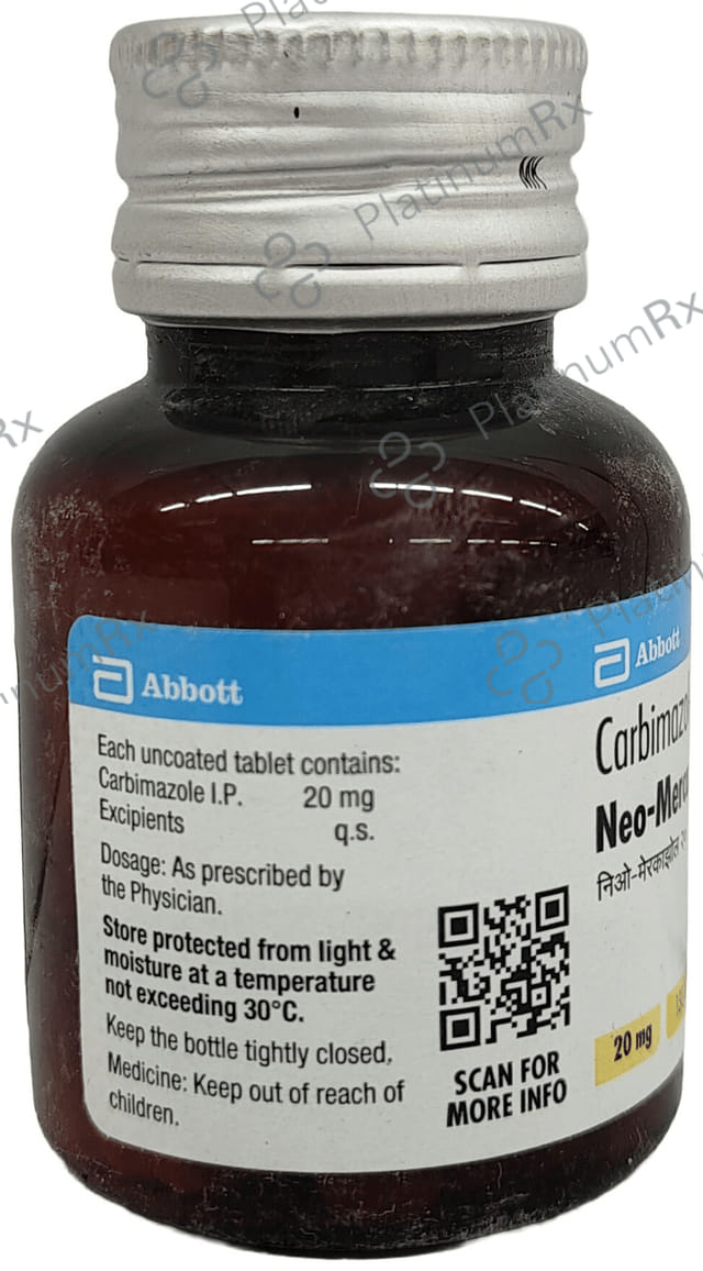 Neo Mercazole 20mg Tablet 130s