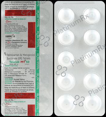 Telelak MT 40mg/50mg Tablet