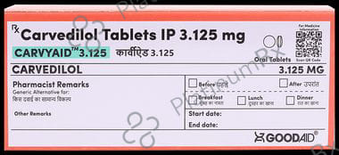 Carvyaid 3.125 Tablet