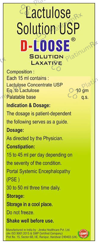 D-Loose Oral Solution Lemon 100 Oral Solution