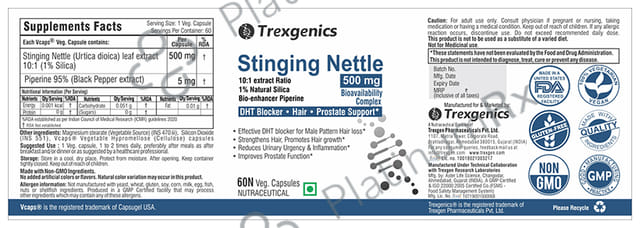 Trexgenics Stinging Nettle Veg Capsule