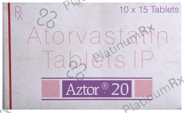 Aztor 20mg Tablet 15s
