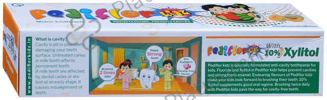 Pediflor Kidz Melon Flavour Toothpaste 70gm