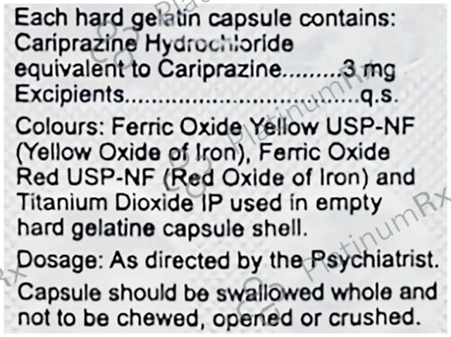 Carilift 3mg Capsule 10s