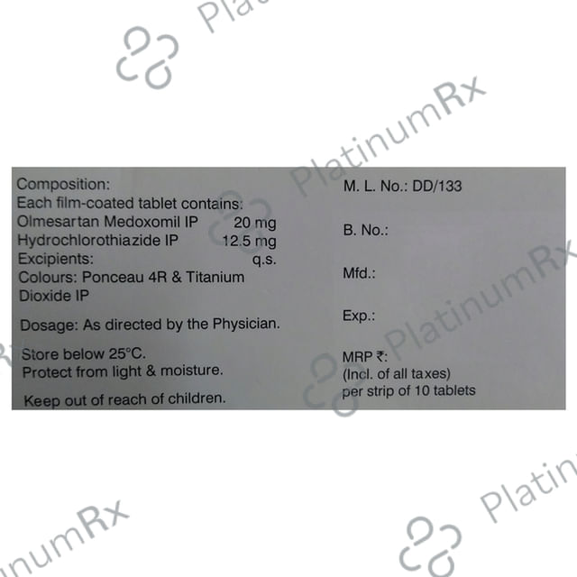 Olmesafe H 20/12.5 Tablet
