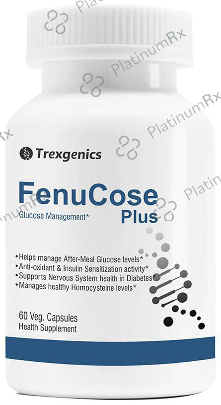Trexgenics FenuCose Plus Diabetes Support Veg Capsules