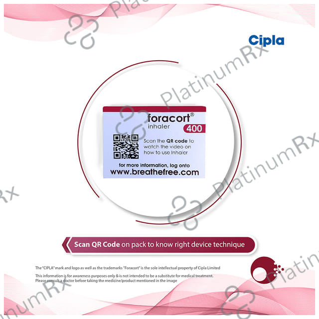 Foracort 6/400mcg Inhaler 120MDI