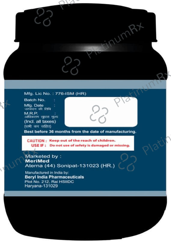 Merimed Natural Vigra CBD Powder Vanilla