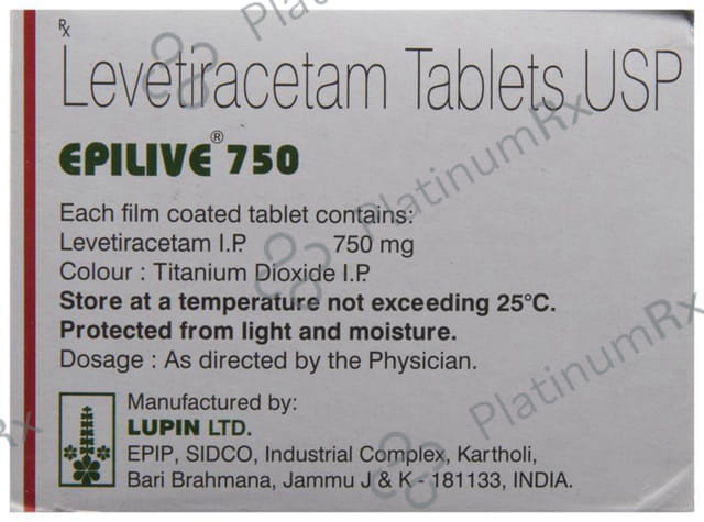 Epilive 750mg Tablet 10s