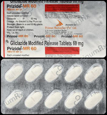 Prizide 60mg Tablet MR 10s