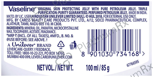 Vaseline Original Skin Jelly 85gm