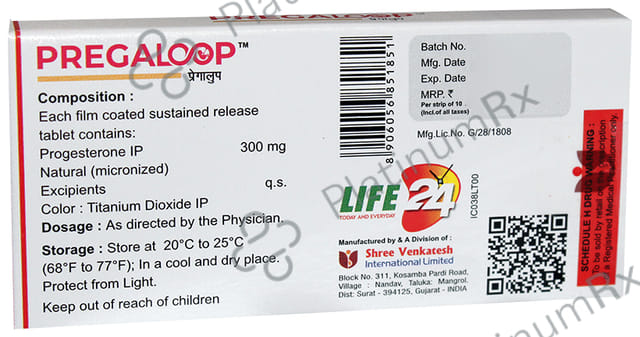 Pregaloop Tablet SR 300