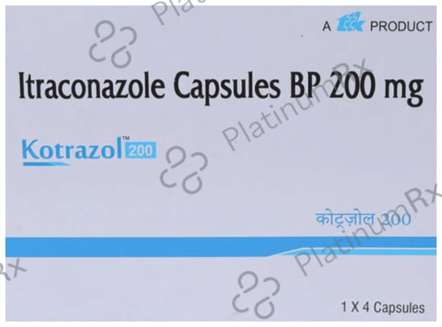 Kotrazol 200mg Capsule 4s