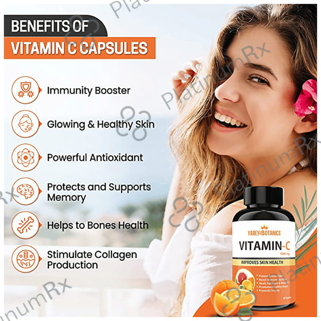 Varey Botanics Vitamin C 1000mg Capsule