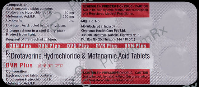 Dvn Plus 80/250mg Tablet 10s