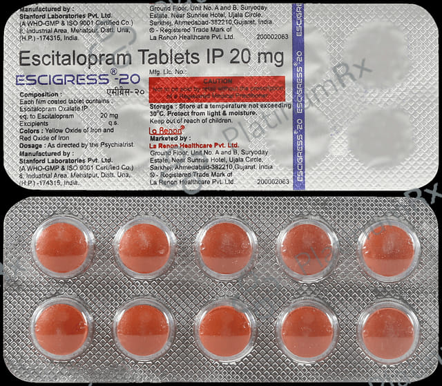 Escigress 20mg Tablet 10s
