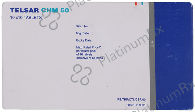 Telsar CHM 12.5/50/40mg Tablet 10s