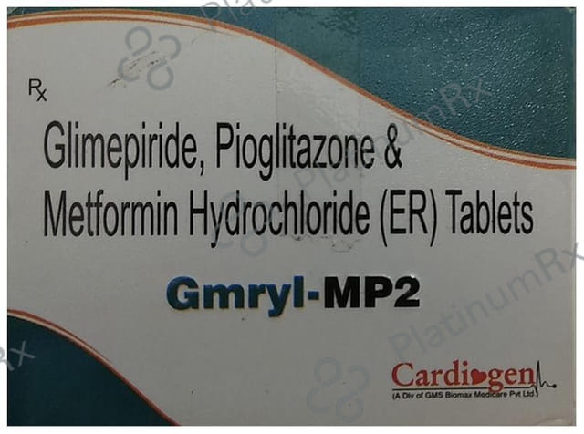 Gmryl MP 2mg Tablet ER 10s