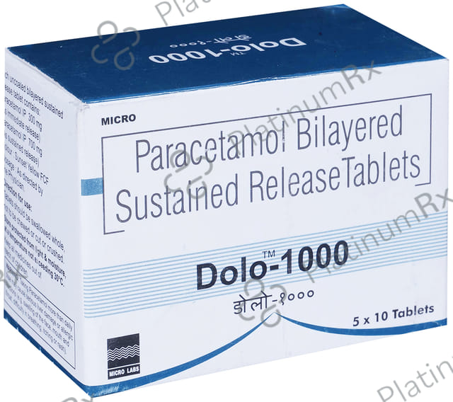 Dolo 1000mg Tablet 10s
