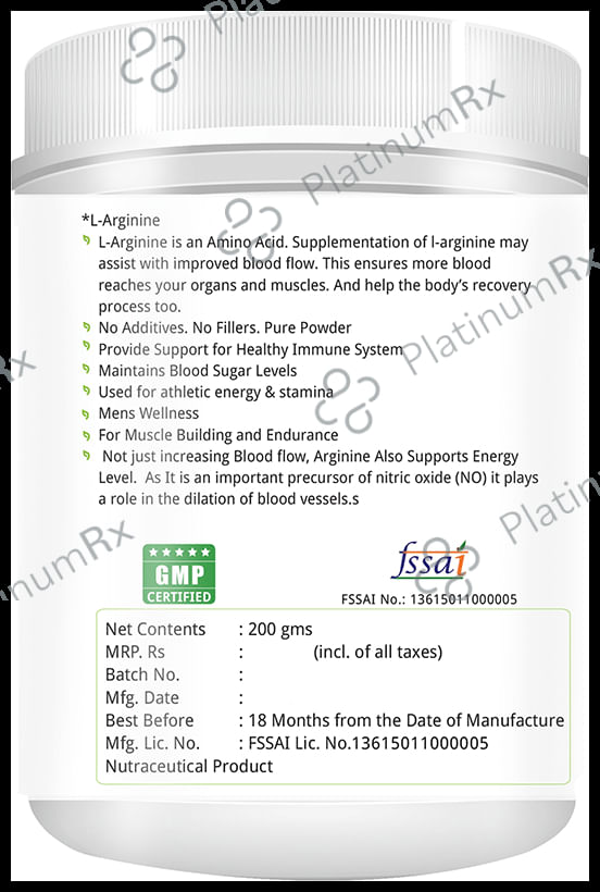 Nature's Velvet L-Arginine Powder