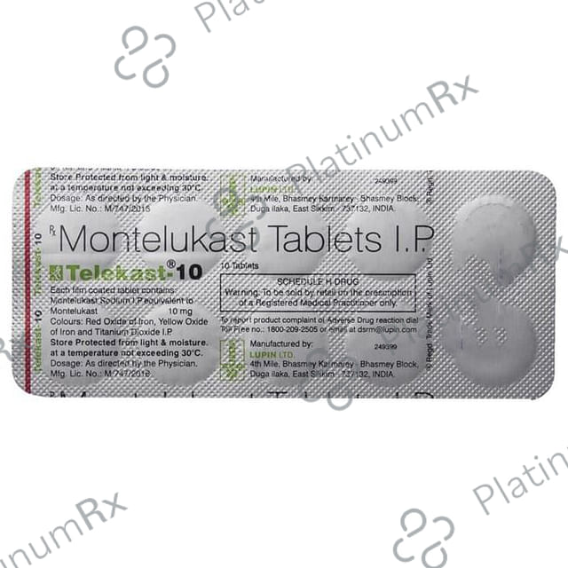 Telekast 10mg Tablet 10s