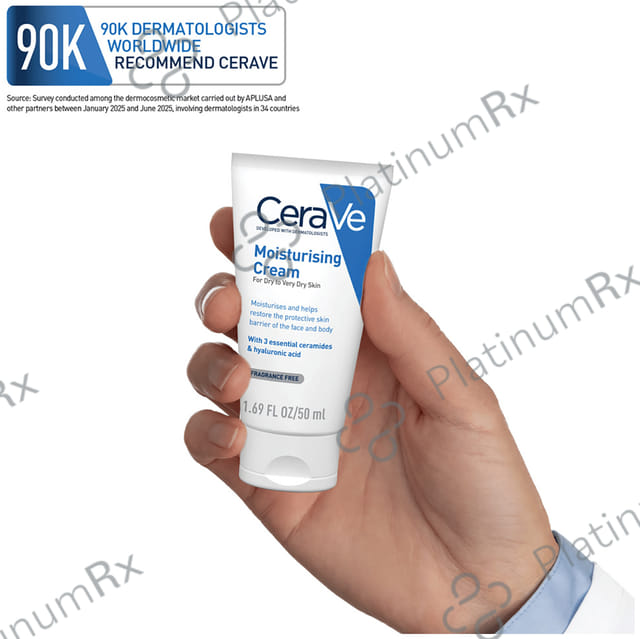 CeraVe Moisturising Cream for Dry to Very Dry Skin 50gm