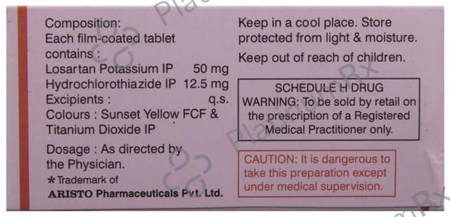 Alsartan H 12.5/50mg Tablet 10s