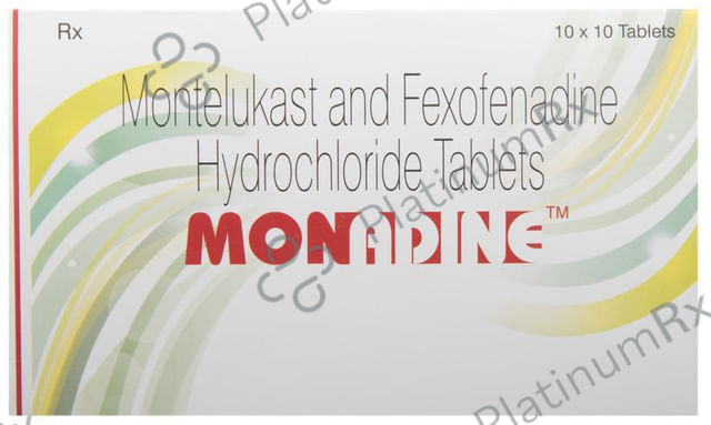 Monadine 120/10mg Tablet 10s