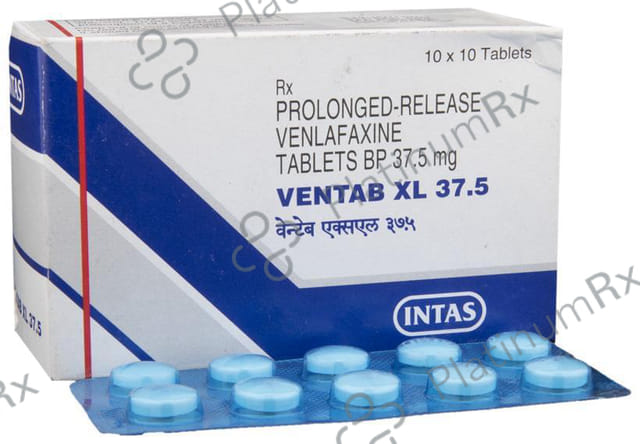 Ventab 37.5mg XL Tablet PR 10s