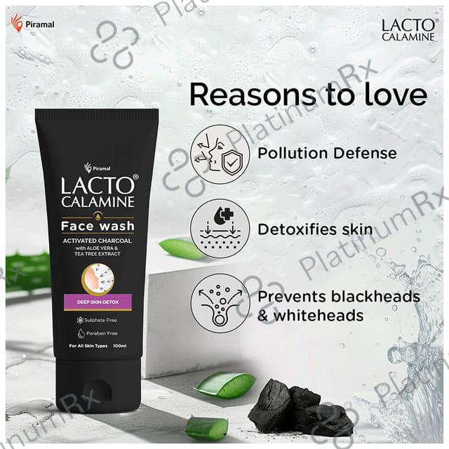 Lacto Calamine Activated Charcoal Face Wash