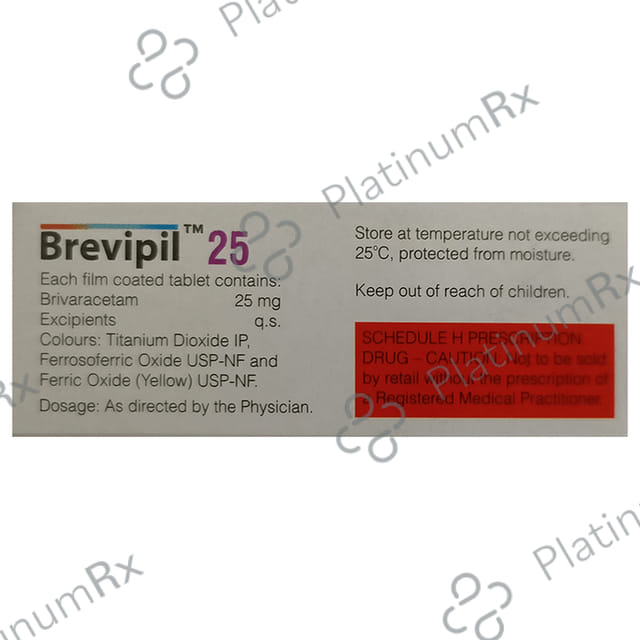 Brevipil 25mg Tablet 10s