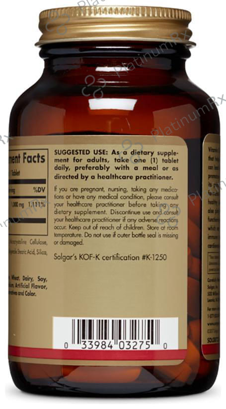 Solgar Vitamin C 1000mg Tablet
