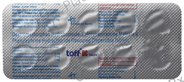 Toff DC 2/10/5mg Tablet 10s
