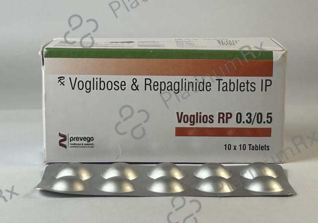 Voglios RP 0.3/0.5mg Tablet 10s
