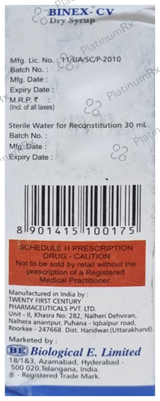 Binex CV Dry Syrup Mango