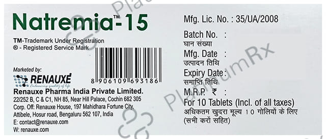 Natremia 15mg Tablet