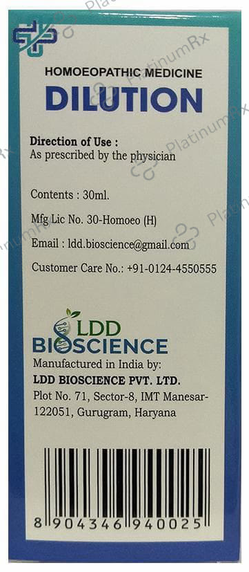LDD Bioscience Arsenic Album Dilution 30 CH