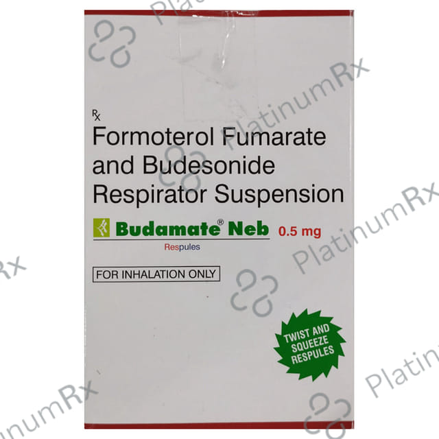Budamate Neb 0.5mg/20mcg Respules 1X2ml