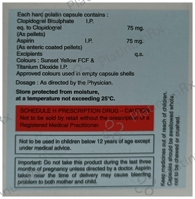 Clopiden A 75 Capsule