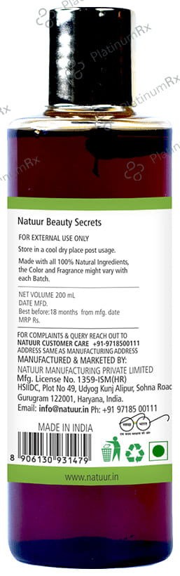 Natuur Body Massage Oil Fennel Seed & Capsicum