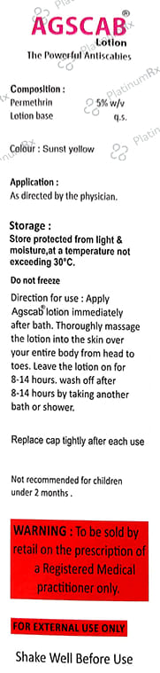 Agscab 5% Lotion 120ml