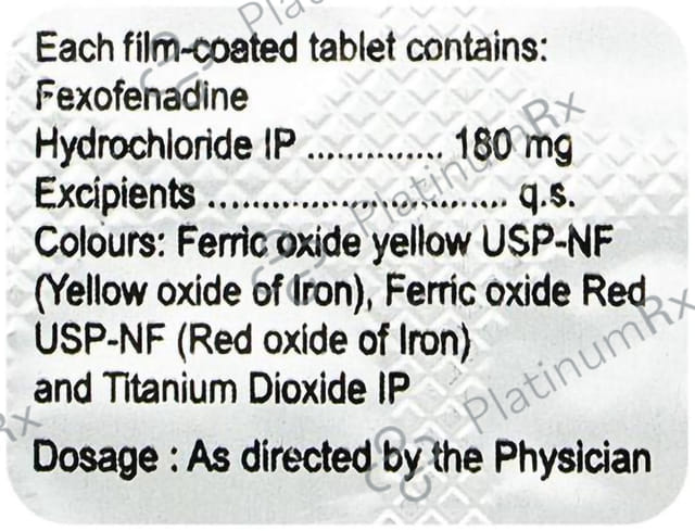 Finide 180mg Tablet