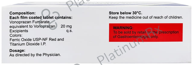 Monovono 20mg Tablet 10s