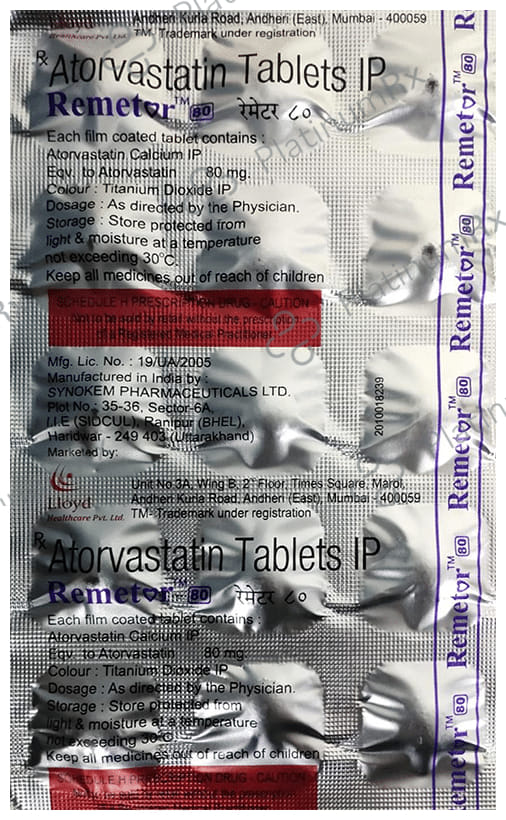 Remetor 80 Tablet 15 Tablet