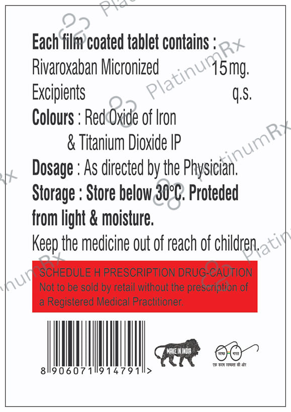 Rivaxab 15 Tablet