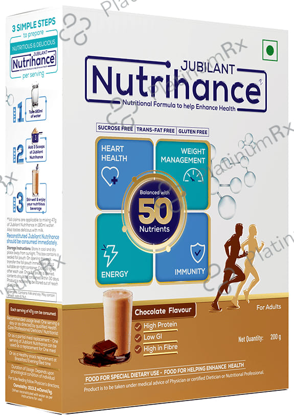 Jubilant Nutrihance Flavour Chocolate Powder 200gm