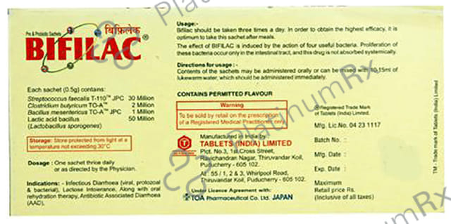Bifilac Sachet 0.5gm