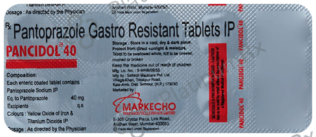 Pancidol 40 Tablet